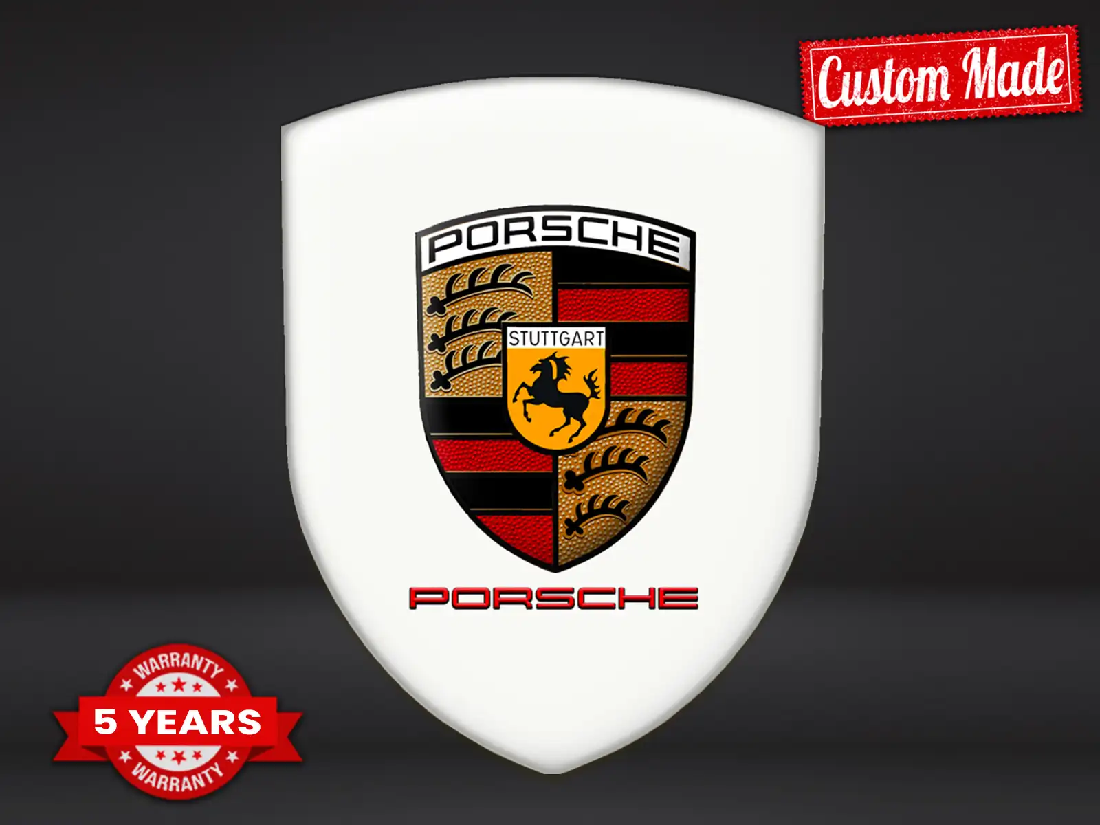 Porsche Logo Coche Auto Alta Calidad Profesional Personalizable